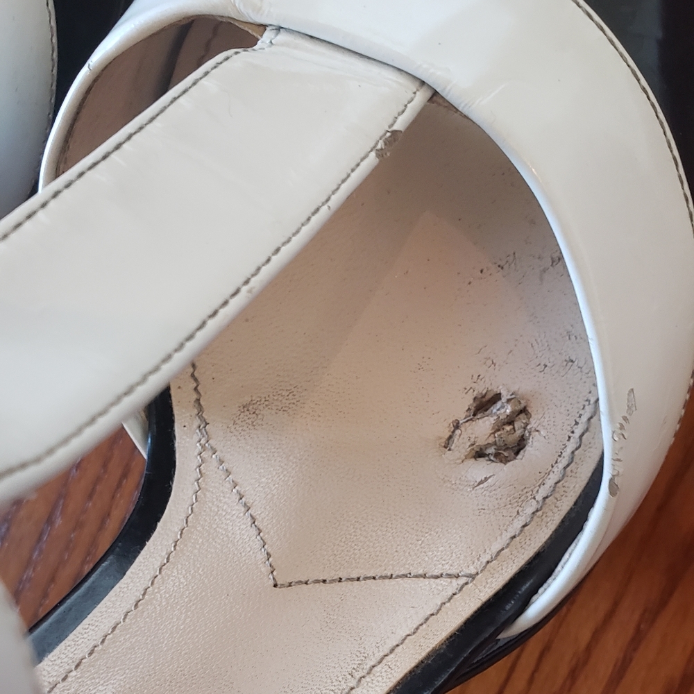 Prada platform heels, black & white, size 37EU - Picture 8 of 13